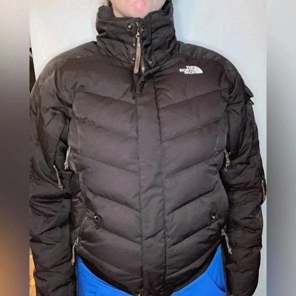 The North Face Women’s Down Ski Jacket Recco 600 Series Size Small Brown - Picture 1 of 16